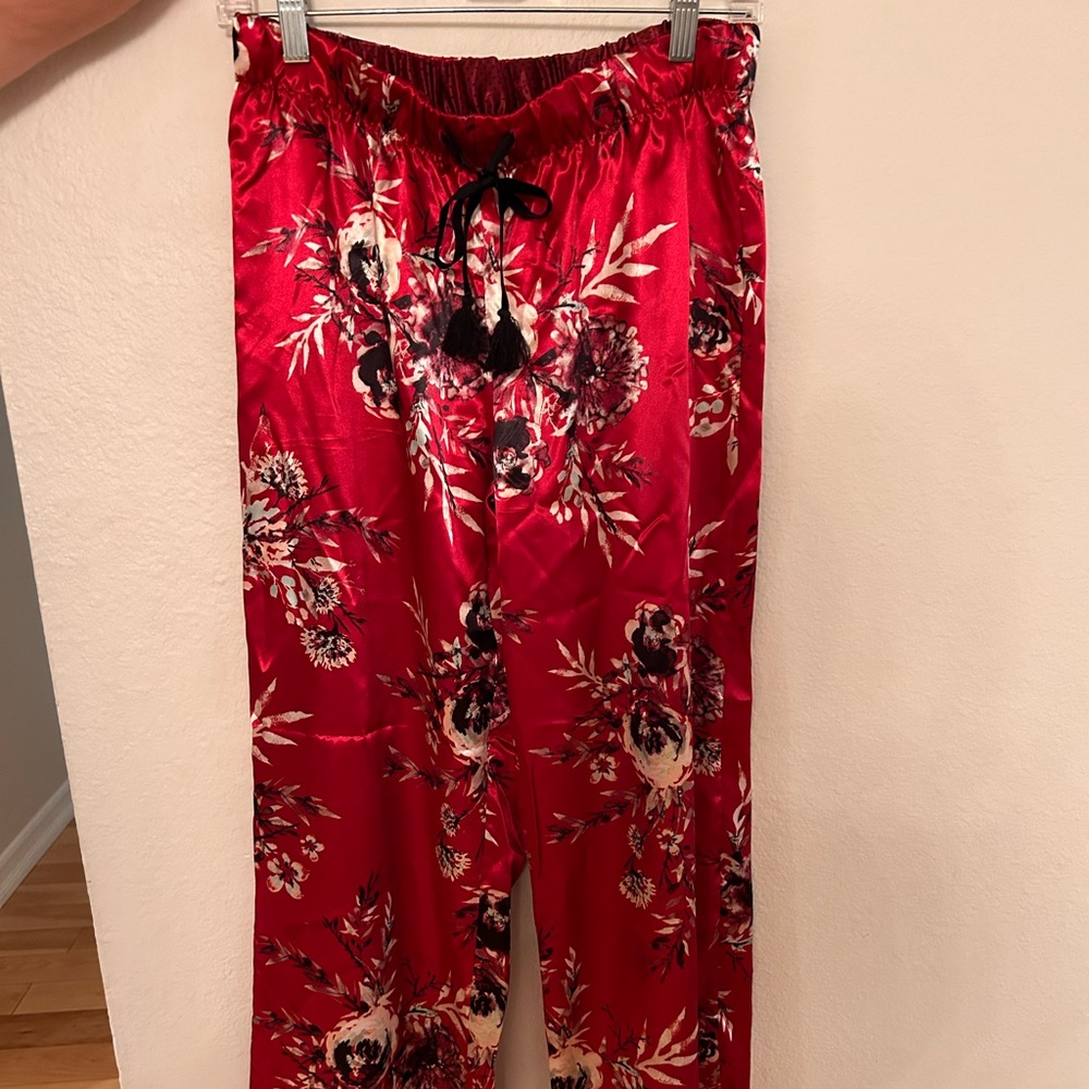 Asian print new pajama bottoms